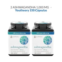 2 Ashwagandha 1000 MG. 150 cápsulas - Youtheory